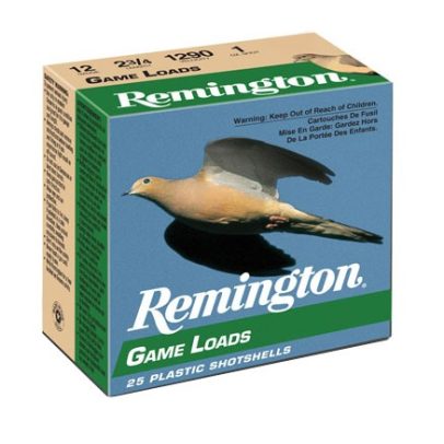 Remington Game Load 12ga 2.75” 1oz #8 25/bx