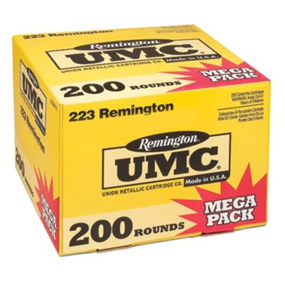 Remington UMC Mega Pack 223 Rem 55gr MC 200/bx