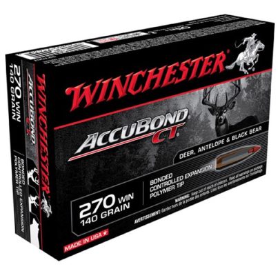 Winchester Ammo 270 140gr AccuBond CT