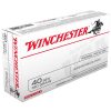 Winchester USA 40 S&W 180gr JHP 50/bx