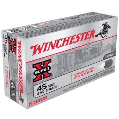 Winchester Ammo 45 Colt 250gr Lead Cowboy Actio