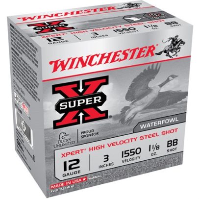 Winchester Xpert HV Steel 12ga 3” 1-1/8 oz. #BB 25/bx