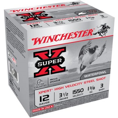 Winchester Xpert HV Steel 12ga 3.5” 1-3/8 oz. #3 25/bx