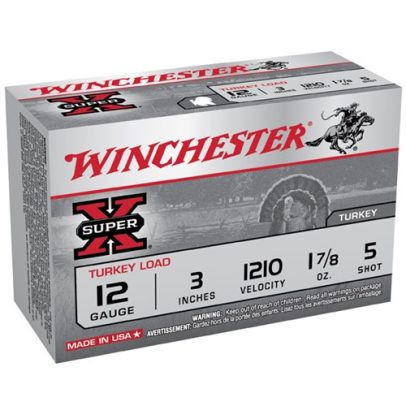 WINCHESTER SUPER-X TURKEY 12GAUGE 3′ 1-7/8OZ #5 10/BX (10 ROUNDS