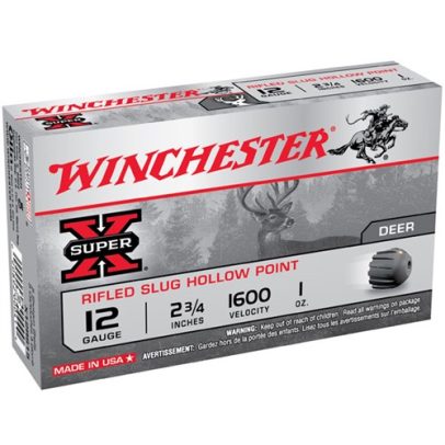 Winchester Super-X Slug 12ga 2.75” 1 oz. 5/bx