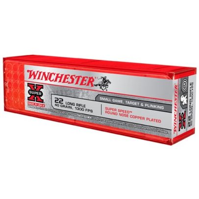 Winchester Ammo 22LR 40gr. HV Lead