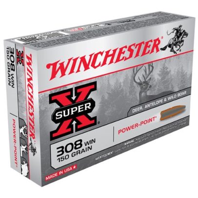 Winchester Ammo 308 Winchester Super-X 150gr PP