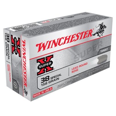 Winchester Super-X 38 SPL 158gr LRN 50/bx