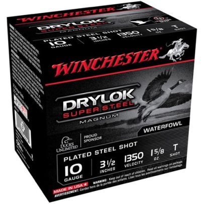 Winchester Drylok Super Steel Mag 10ga 3.5” 1-5/8oz #T 25/bx