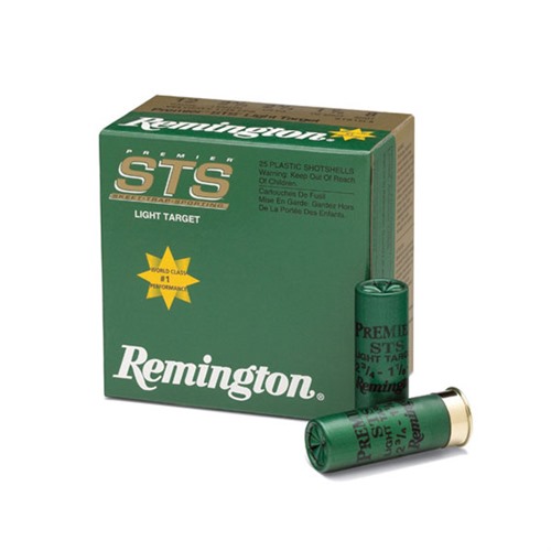 Remington STS Target 12ga 2.75” 1-1/8oz #8 25/bx