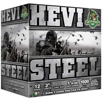 Hevi-Shot Hevi-Steel 12ga 3” 1-1/4oz #BB 25/bx