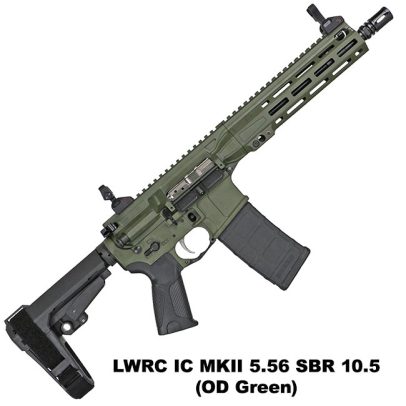LWRC IC-MKII Pistol OD Green