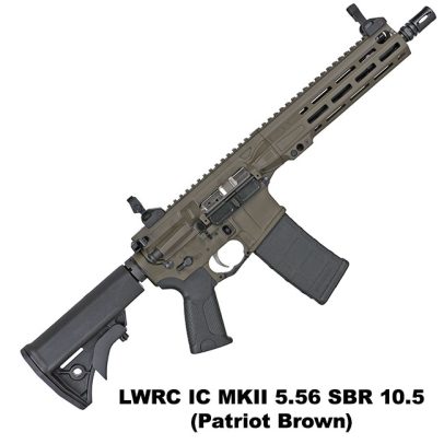LWRC IC-MKII SBR Patriot Brown