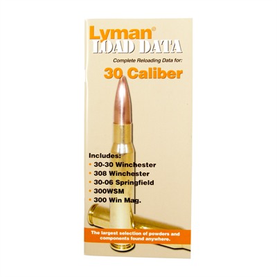 LYMAN LOAD DATA BOOK 30 CALIBER