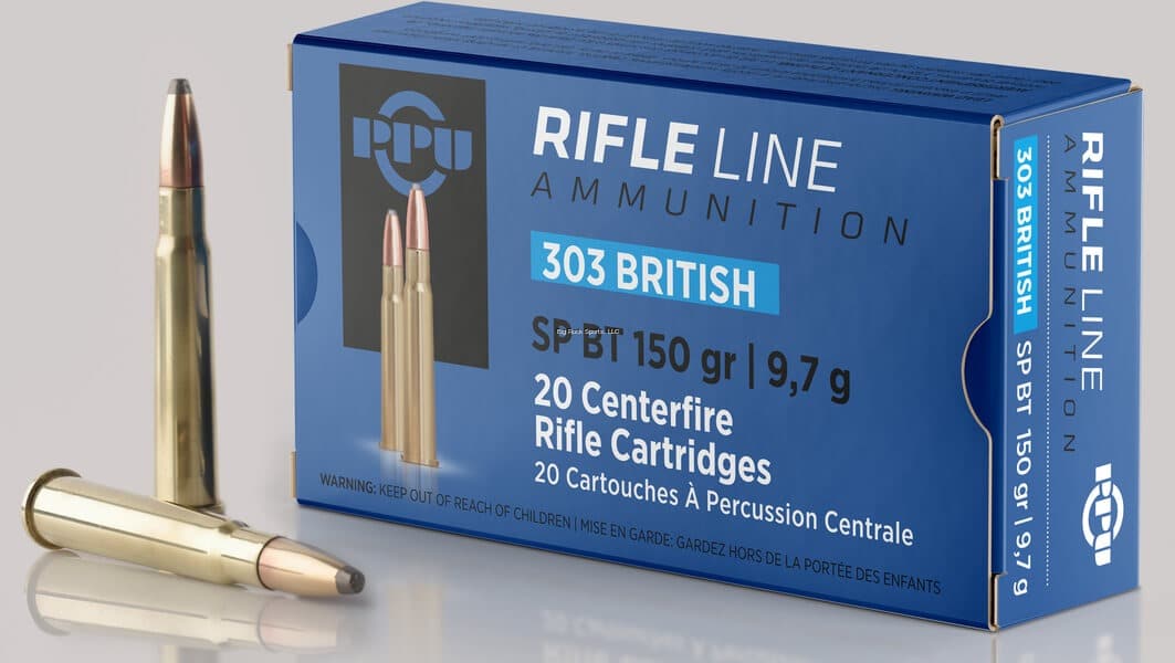 Prvi Partizan .303 British 150 grain SP Soft Point 20 rd box 200 rd case x 2 FREE SHIPPING NO SALES TAX OUTSIDE OF PA (400 rds TOTAL)