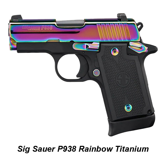 Sig Sauer P938 Rainbow Titanium