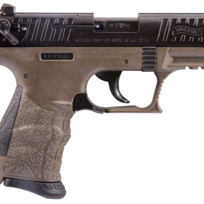 Walther P22 .22LR 3.4″ CA Pistol –  FDE