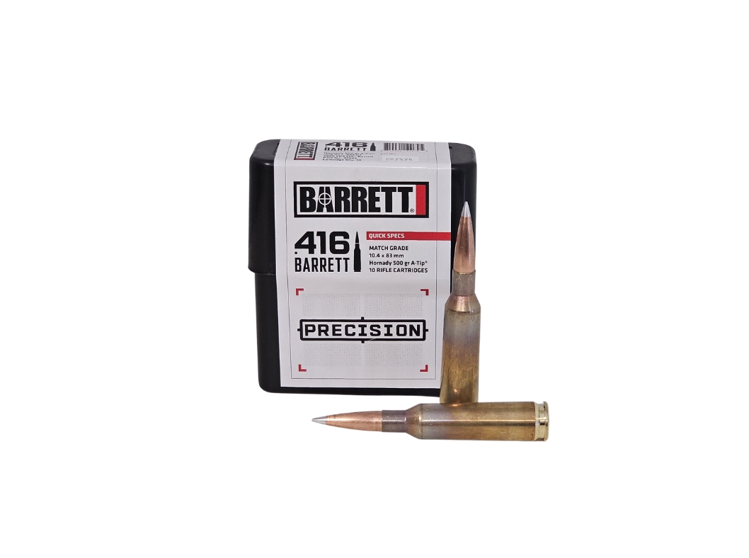 Barrett .416 Barrett 500 Grain Hornady A-TIP – 9 Rounds (Box) 41633