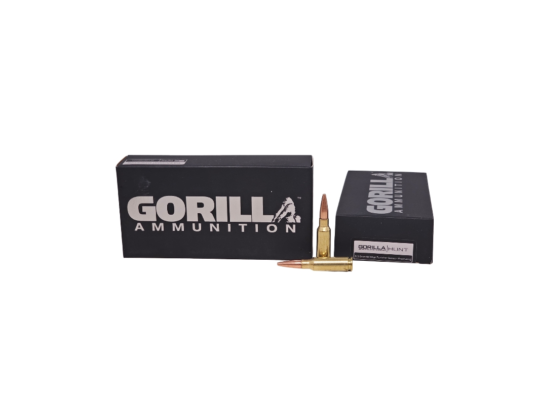 Gorilla Punisher 6.5 Grendel 85 Grain Fracturing Solid Copper HPBT – 20 Rounds (Box) GA65G85PS