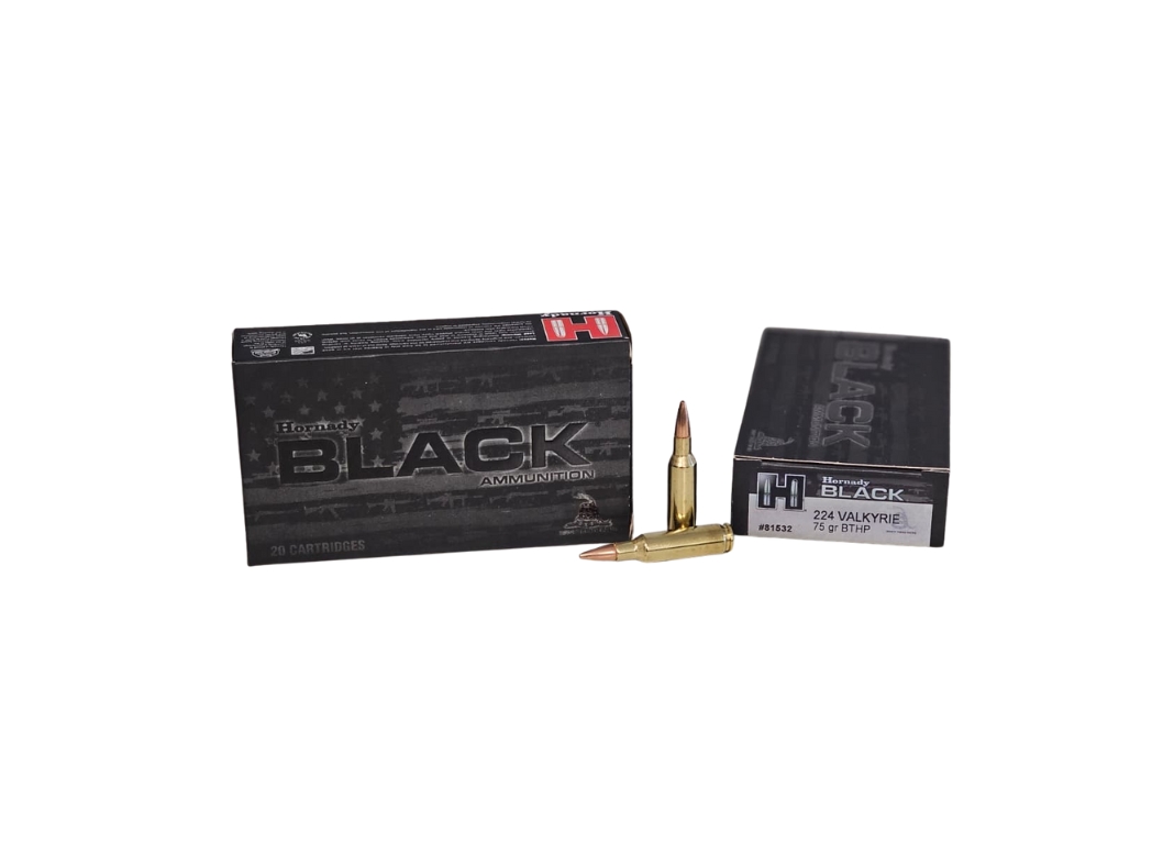 Hornady Black .224 Valkyrie 75 Grain JHP – 20 Rounds (Box) 81532