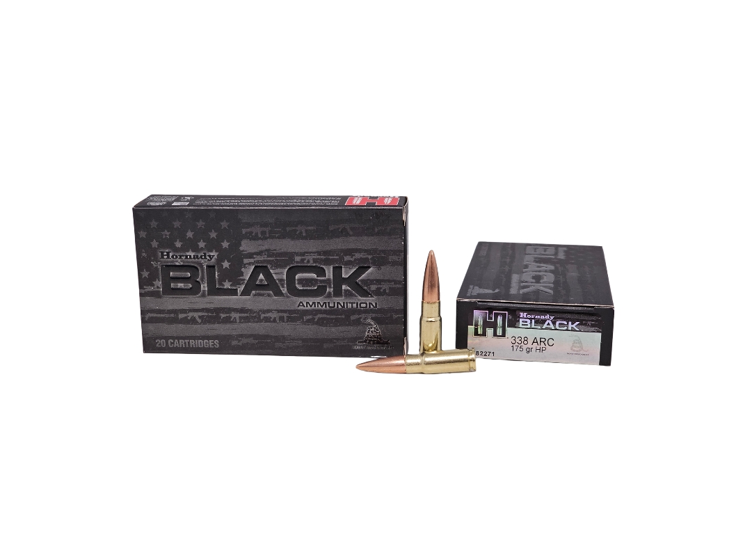 Hornady Black .338 ARC 175 Grain HP Match – 20 Rounds (Box) 82271