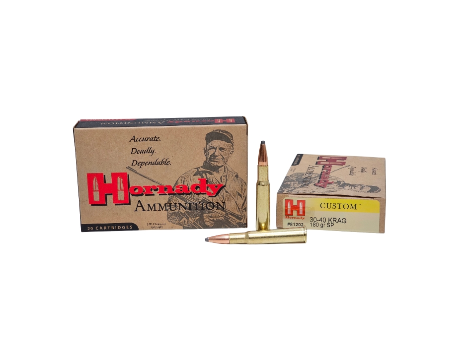 Hornady Custom .30-40 Krag 180 Grain Spire Point – 20 Rounds (Box) 81202