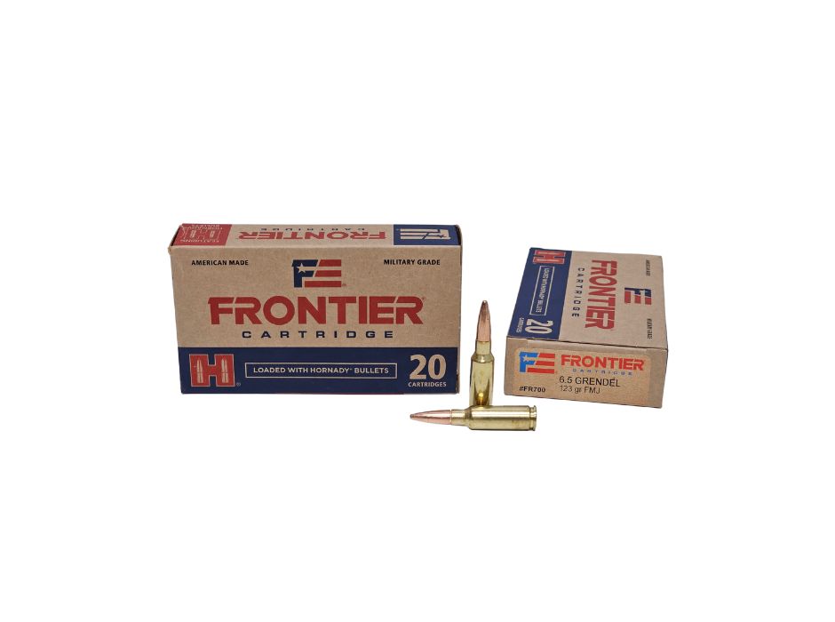 Hornady Frontier 6.5mm Grendel 123 Grain Full Metal Jacket – 20 Rounds (Box) FR700
