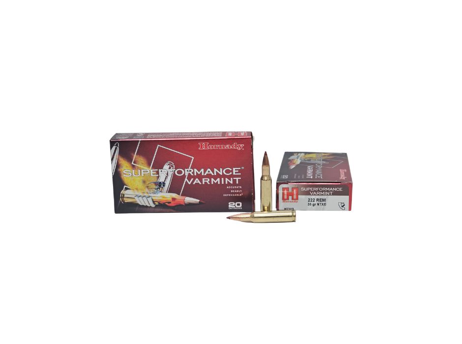 Hornady Superformance Varmint .222 Rem 35 Grain NTX lead-free – 20 Rounds (Box) 8309