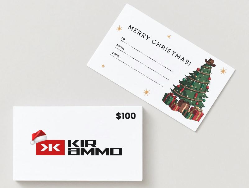 KIR AMMO CHRISTMAS E-GIFT CARDS!