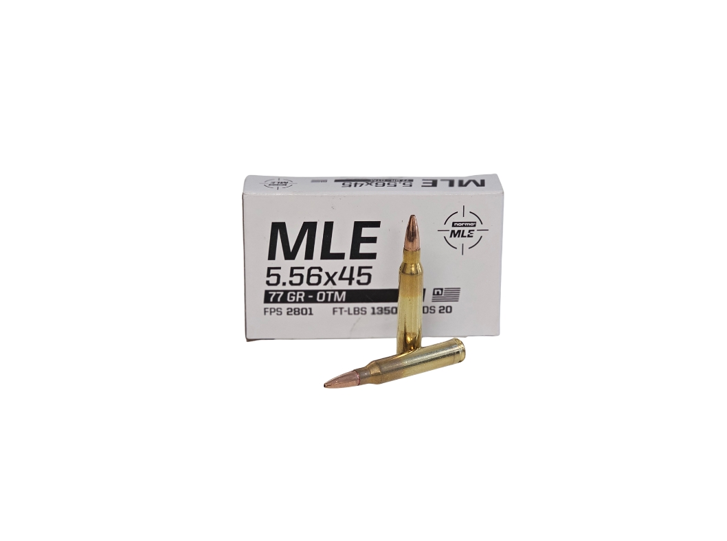 Norma Military/Law Enforcement 5.56x45mm NATO 77 Grain Sierra MatchKing OTM – 500 Rounds (AMMO CAN) 601701234 - Image 2
