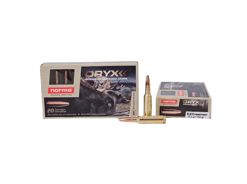 Norma ORYX 6.5 Creedmoor 156 Grain Bonded Soft Point – 20 Rounds (Box) 20166442