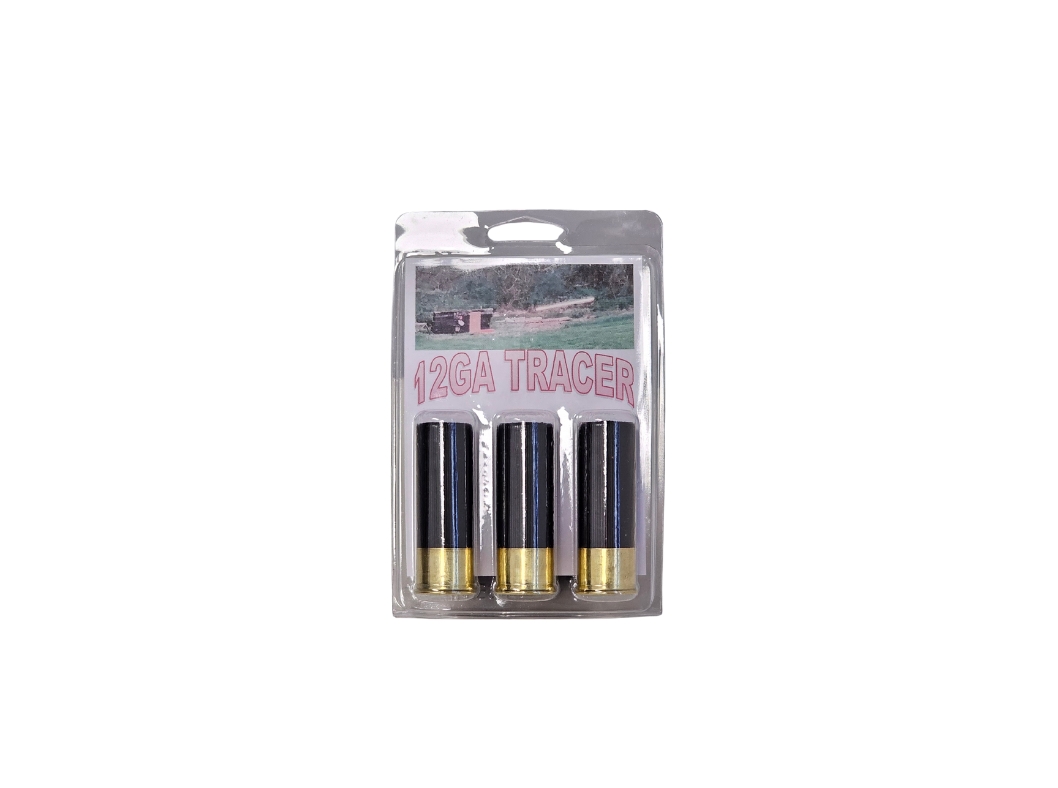 Paraklese 12 Gauge WHITE TRACER 2.75″ 500 Grain Slug – 3 Rounds (Blister)