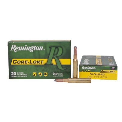 Remington Core-Lokt .30-06 Springfield 220 Grain Soft Point – 20 Rounds (Box) 27830