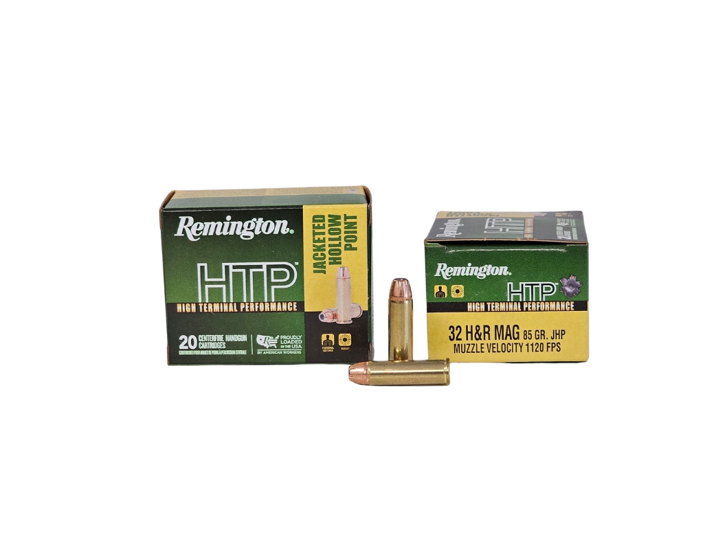 Remington HTP .32 H&R Mag 85 Grain Jacketed Hollow Point – 20 Rounds (Box) R20017