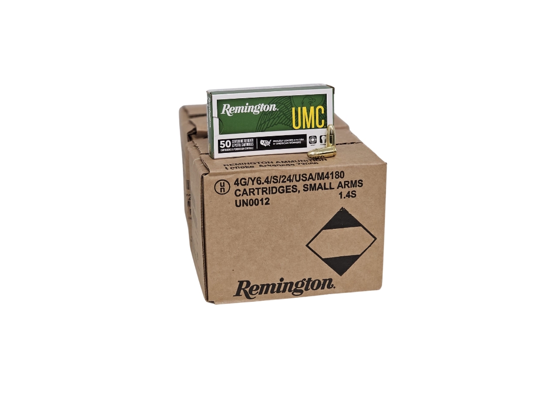 Remington UMC 9mm CASE 124 Grain Full Metal Jacket – 1,000 Rounds (CASE) L9MM2