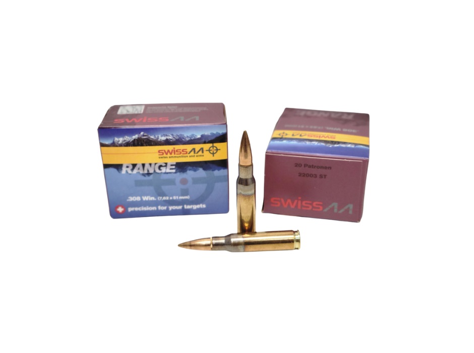 Saltech SwissAA .308 Win CASE 147 Grain FMJ – 500 Rounds (CASE) ST308147FMJ - Image 2
