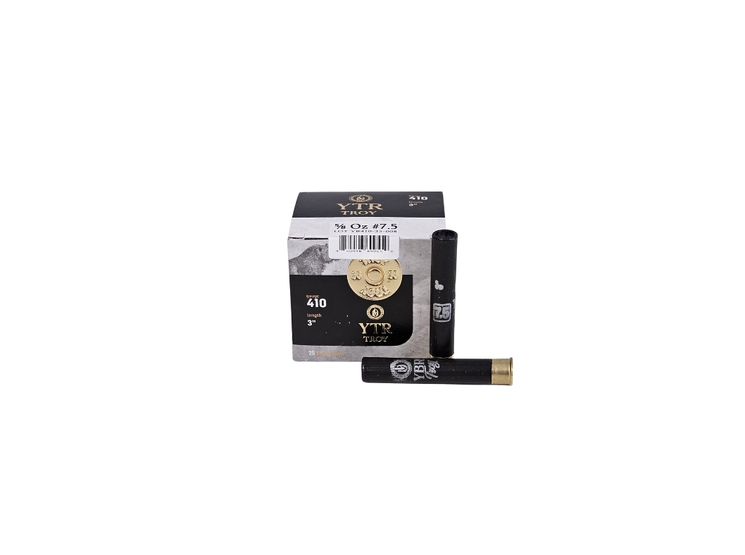 TROY .410 Bore #7.5 Shot 3″ 5/8 Ounce Target Load – 25 Rounds (Box)