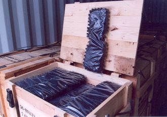 PK/PKM 7.62x54R Link Belts – Two 100-Round Belted Links with Starter Tab (Sealed Plastic Bag) - Image 3