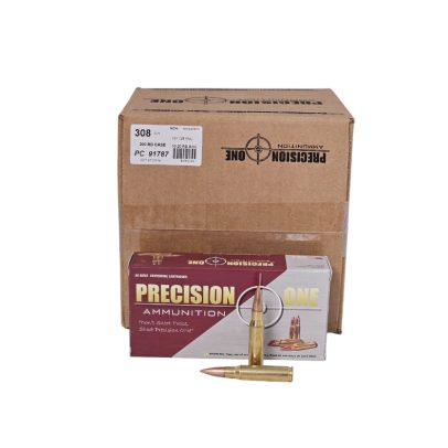 Precision One .308 Win 147 Grain FMJ – 20 Rounds (Box)